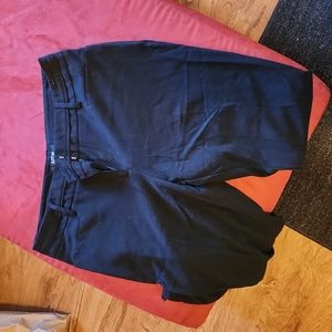 Ankle length black dress pants